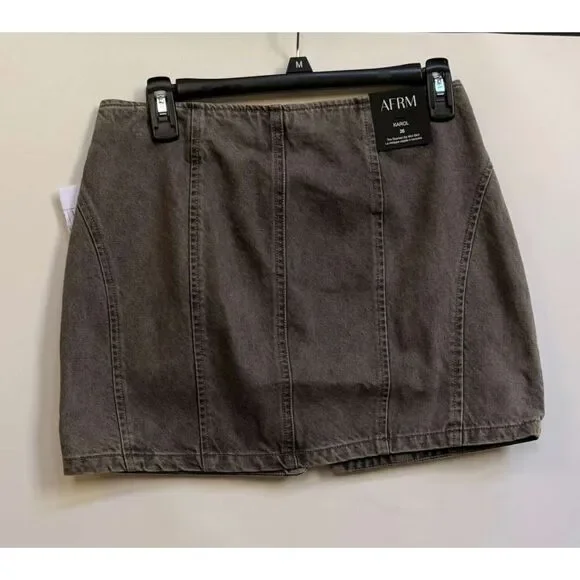 AFRM Denim Mini Skirt - Picture 2 of 2